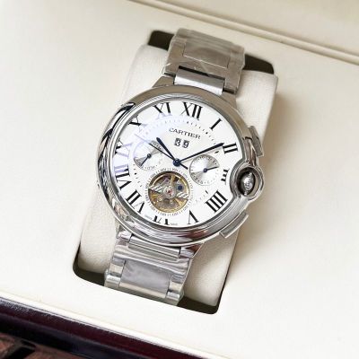 Cartier Automatic Movement 316L Steel 44*12MM Business Leisure Watch